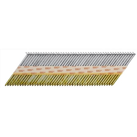 Captain Cold 2.375 in. Angled Strip Hot-Dip Galvanized Framing Nails, 2500PK CA2742872